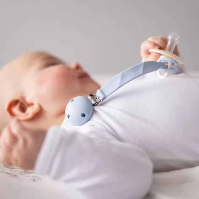 BabyOno čiulptuko laikiklis silikoninis mėlynas 1469/02 &ndash; nuotrauka 3
