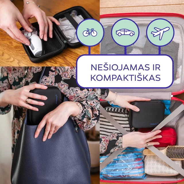 Herupa belaidis inhaliatorius Smart Mesh &ndash; nuotrauka 2