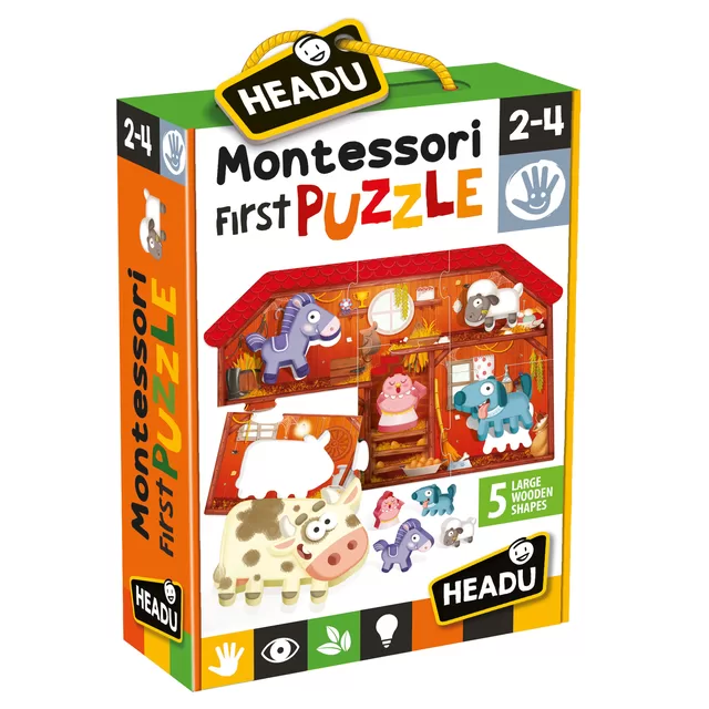 HEADU &bdquo;Montessori&ldquo; pirmoji dėlionė &bdquo;Ūkis&ldquo; &ndash; nuotrauka 2