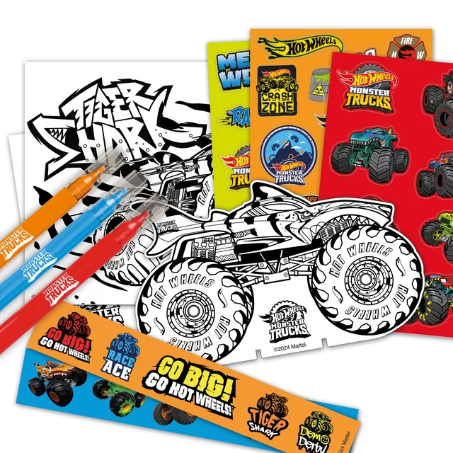 BLADEZ HOT WHEELS MOSTER TRUCKS Lipdukų veiklos rinkinys &ndash; nuotrauka 2