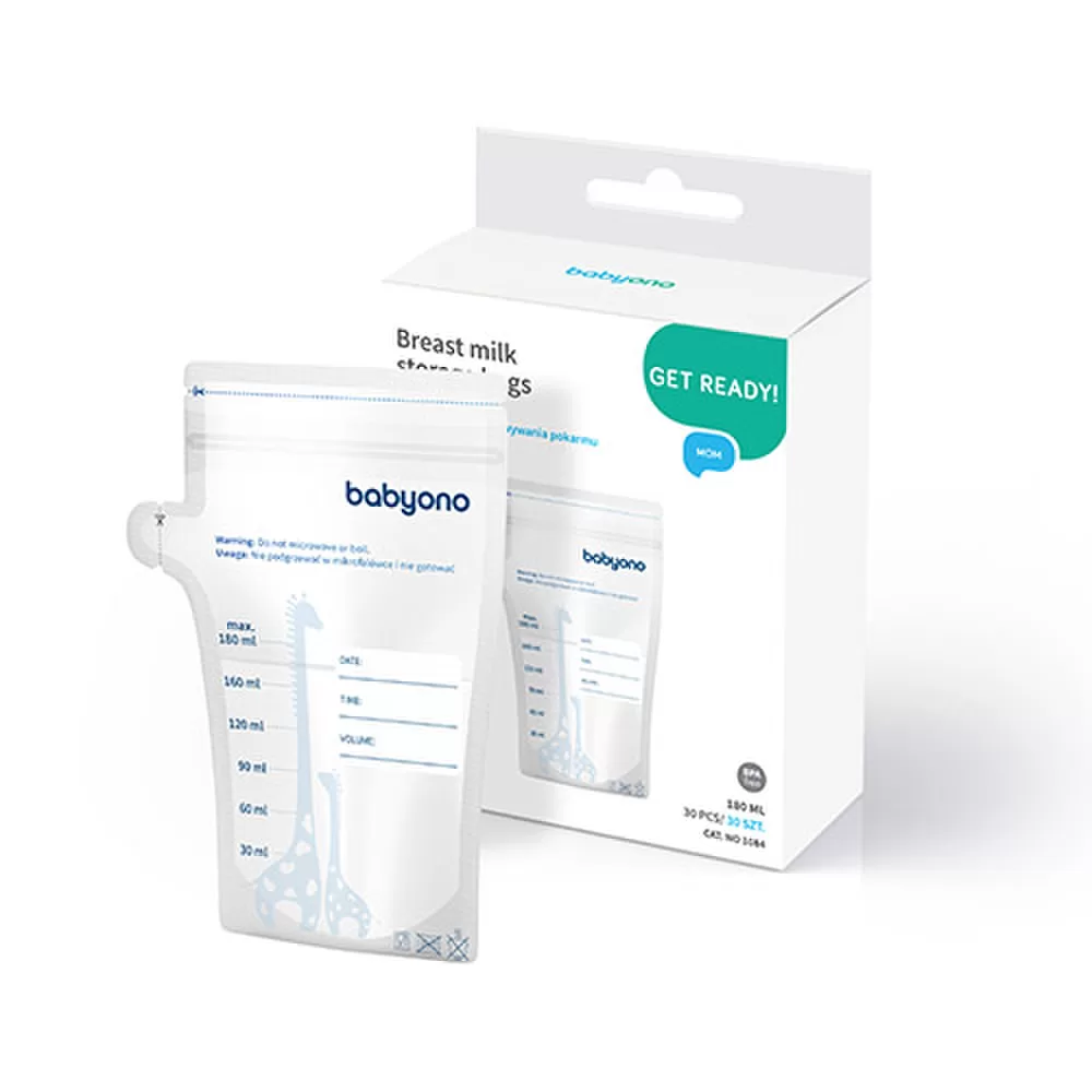 BabyOno mai&scaron;eliai motinos pienui laikyti ir už&scaron;aldyti, 180 ml, 1084 &ndash; nuotrauka 3