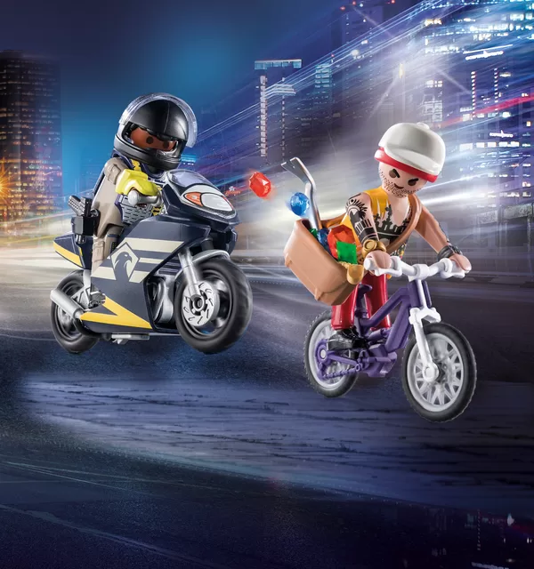 PLAYMOBIL CITY ACTION Pradinis rinkinys su policininku ir vagimi 71255 &ndash; nuotrauka 2