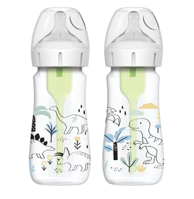 DR. BROWN'S Buteliukai Options+ plačiu kakleliu 270ml DINOSAURAI &ndash; nuotrauka 2