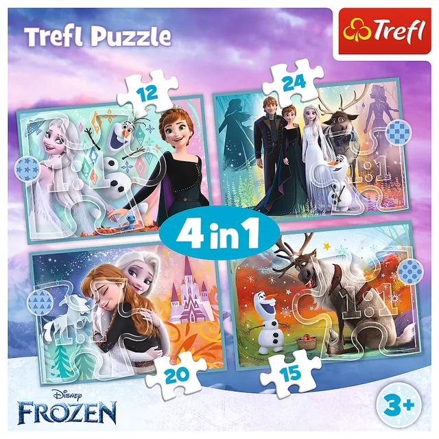 FROZEN TREFL 4 dėlionių rinkinys &ndash; nuotrauka 6