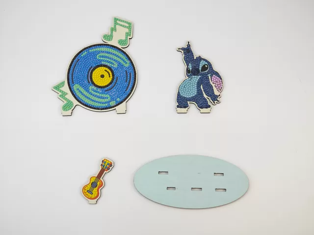 CRAFT BUDDY DISNEY STITCH CRYSTAL ART Rinkinys &bdquo;Muzikantas Stičas&ldquo; &ndash; nuotrauka 5