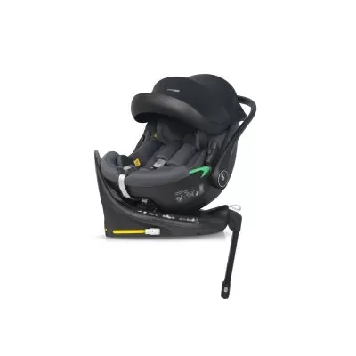 Easy go Pasisukanti autokėdutė su isofix baze Buz Pro I-size 0-13, Granito &ndash; nuotrauka 2