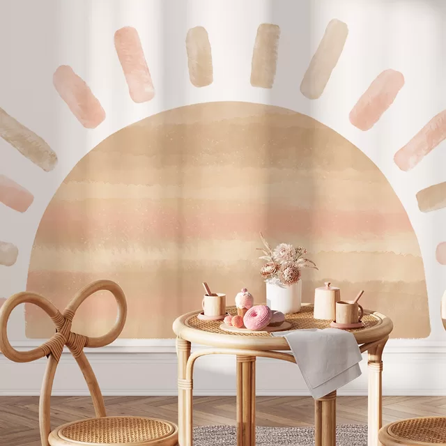 Pastelowe Love lipdukai sienoms rožiniai saulė &ndash; nuotrauka 7