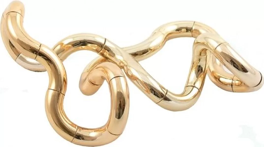 TANGLE Metalo spalvos stresą mažinantis žaislas &ndash; nuotrauka 3