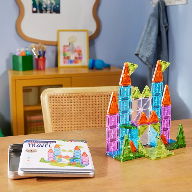 MAGNA-TILES Didelis kelioninis magnetinis konstruktorius &bdquo;Micromags&ldquo;, 55 det. &ndash; nuotrauka 8