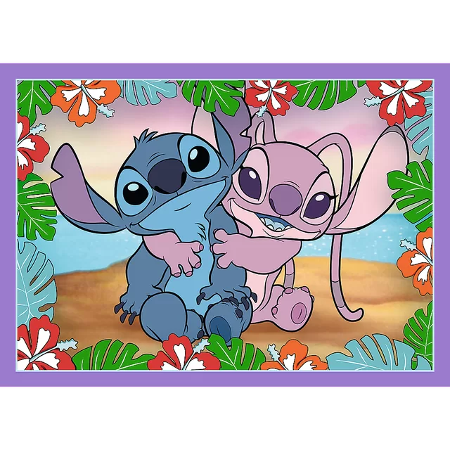 STITCH TREFL 4 dėlionių rinkinys &bdquo;Lilo&&ldquo; &ndash; nuotrauka 3