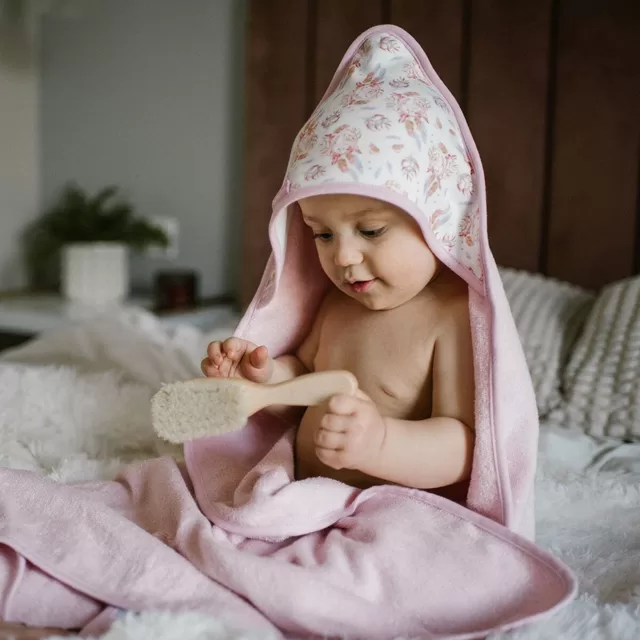 BabyOno rank&scaron;luostis su gobtuvu frotinis 100x100 rožinis 1552/01 &ndash; nuotrauka 5