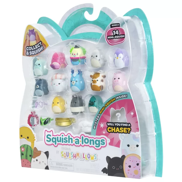 SQUISHMALLOWS SQUISH-A-LONGS Herojai, 14 vnt., 2,5 cm &ndash; nuotrauka 5