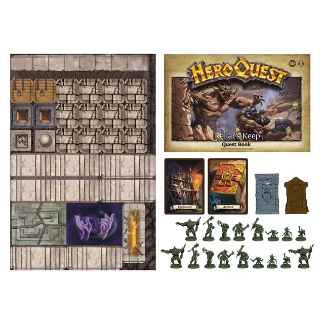 HASBRO GAMING Žaidimas "HeroQuest Kellar&acute;s Keep expansion quest pack, (anglų kalba)" &ndash; nuotrauka 2