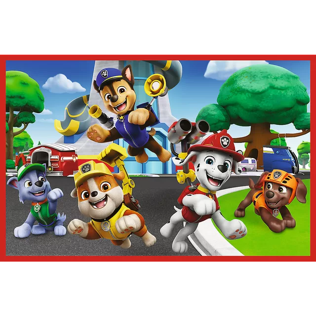 TREFL PAW PATROL Dėlionių rinkinys &bdquo;Nuotykių diena&ldquo;, 2 x 24 det. &ndash; nuotrauka 3