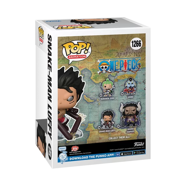 FUNKO POP! Vinilinė figūrėlė: One Piece - Snake-Man Luffy &ndash; nuotrauka 2