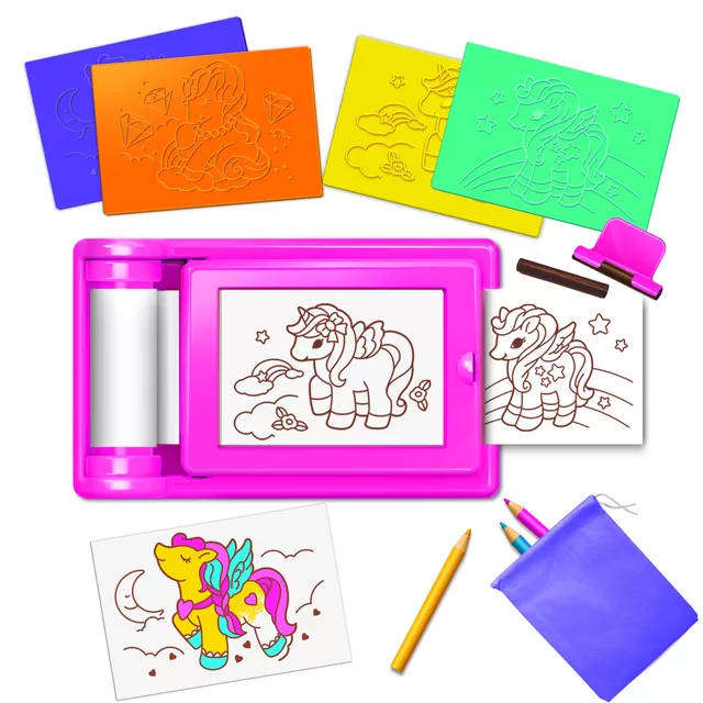 4M KidzMaker DIY rinkinys Menų studija &bdquo;vienaragiai&ldquo; &ndash; nuotrauka 2