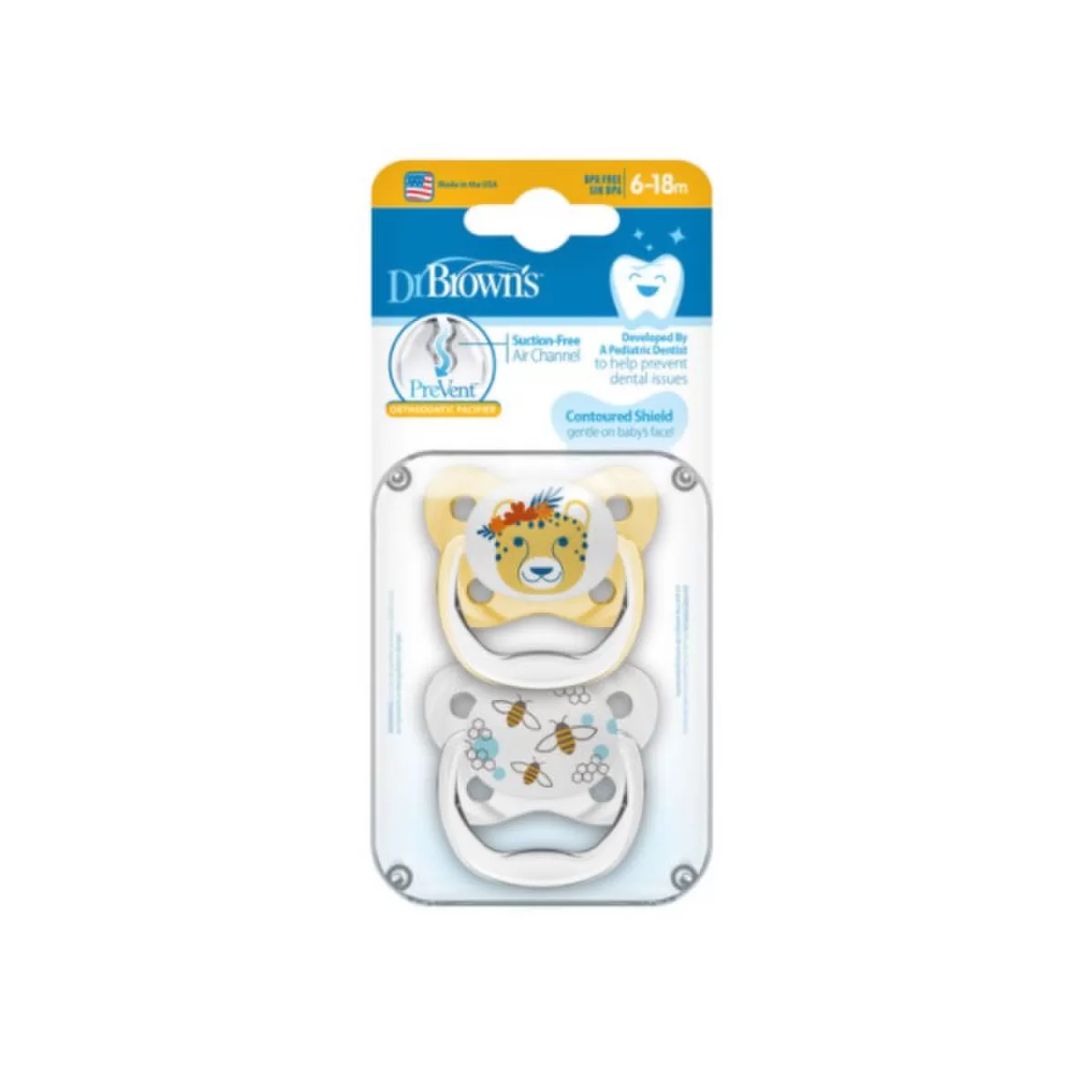 DR. BROWN'S čiulptukai 6-18 mėn. PreVent Butterfly &ndash; nuotrauka 4