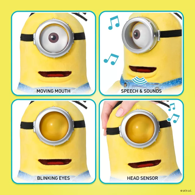 REAL FX MINIONS Palm Puppetronic interaktyvus gyvūnėlis - Dick &ndash; nuotrauka 3