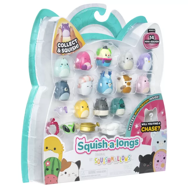 SQUISHMALLOWS SQUISH-A-LONGS Herojai, 14 vnt., 2,5 cm &ndash; nuotrauka 6