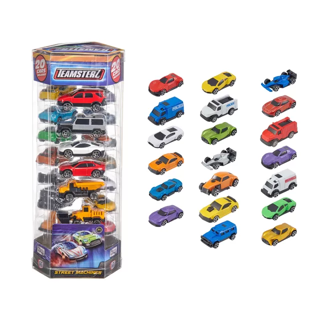 TEAMSTERZ Gatvės automobilių rinkinys, 7 CM, 20 vnt. &ndash; nuotrauka 2