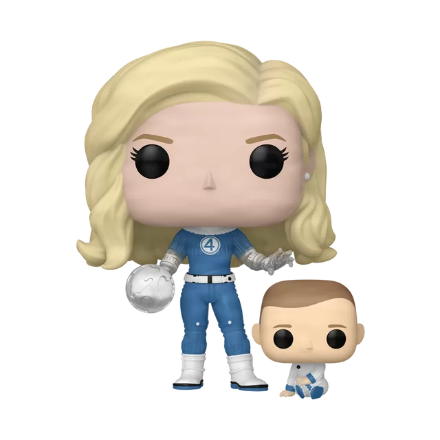 FUNKO POP! Vinilinė figūrėlė: Marvel: The Fantastic Four: First Steps - Invisible Woman & Franklin &ndash; nuotrauka 2