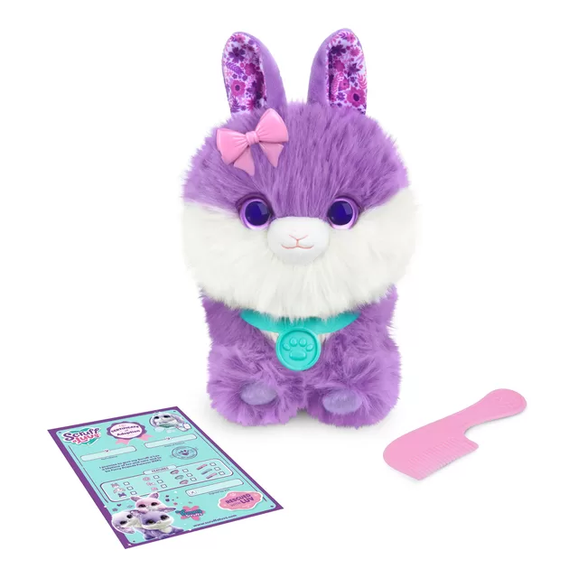 SCRUFF-A-LUVS pliu&scaron;inis gyvūnėlis, zuikis &ndash; nuotrauka 5