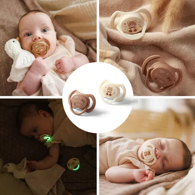 BabyOno čiulptukas silikoninis simetrinis 0-6m 1669/01 &ndash; nuotrauka 2