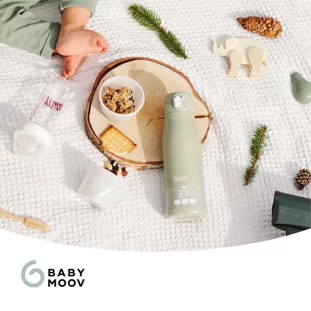 Babymoov &scaron;ildytuvas kelioninis Moov & Feed žalias A002104 &ndash; nuotrauka 8