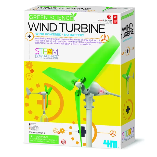 4M GREEN SCIENCE Rinkinys &bdquo;Vėjo turbina&ldquo; &ndash; nuotrauka 3