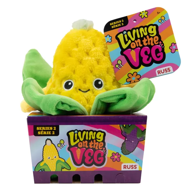 LIVING ON THE VEG S2 Pliu&scaron;inis kukurūzas, 15 cm &ndash; nuotrauka 2