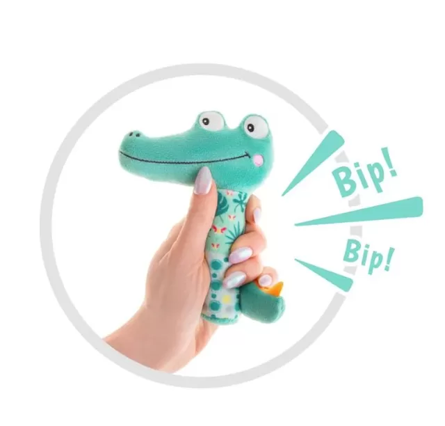 Akuku mink&scaron;tas pliu&scaron;inis žaislas Crocodile, A0644 &ndash; nuotrauka 2