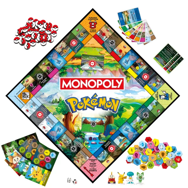 MONOPOLY Žaidimas &bdquo;Monopolis: Pokemonai&ldquo;, estų/latvių k. &ndash; nuotrauka 3