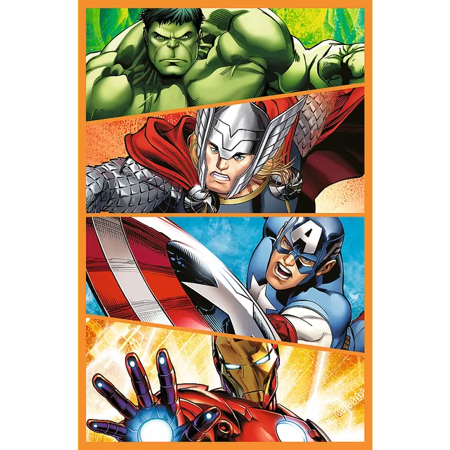 TREFL AVENGERS Dėlionių rinkinys &bdquo;Veiksmo diena&ldquo;, 3 x 80 det. &ndash; nuotrauka 4