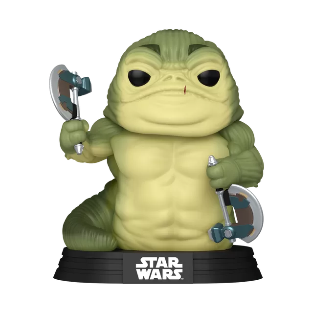 FUNKO POP! Vinilinė figūrėlė: Star Wars: Mandalorian & Grogu - Rotta the Hutt (Glow) &ndash; nuotrauka 2
