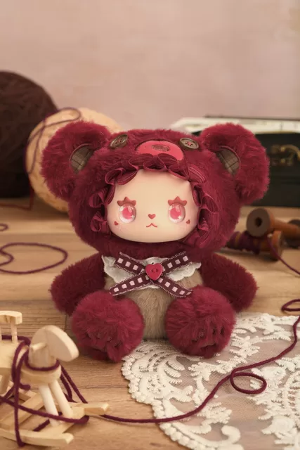 LUCKY EMMA Lovely Emma Pliu&scaron;inis raktų pakabukas-siurprizas - Bear Alliance Series &ndash; nuotrauka 4