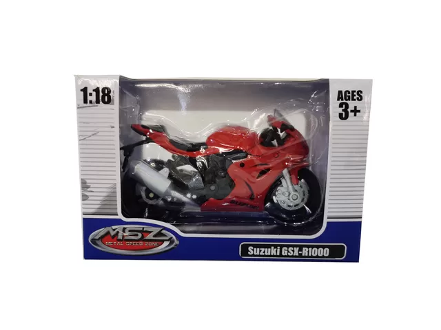 MSZ Motociklas SUZUKI GSR-R1000, 1:18 &ndash; nuotrauka 4