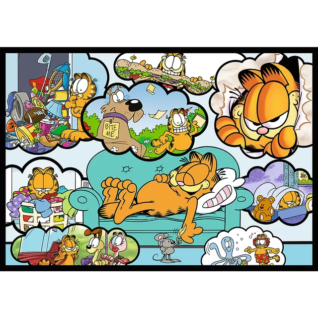 TREFL GARFIELD 4x250 det. dėlionių rinkinys &bdquo;Garfieldas&ldquo; &ndash; nuotrauka 2