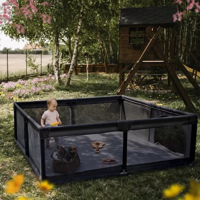 Kidwell vaikų žaidimų aik&scaron;telė FANKO juodas 120x180 &ndash; nuotrauka 11