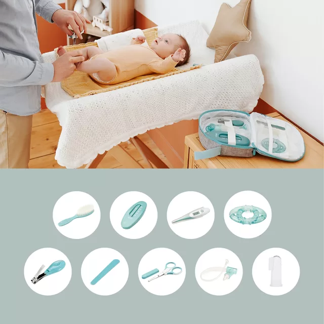 Babymoov kūdikio priežiūros rinkinys 9 aksesuarai Aqua A032002 &ndash; nuotrauka 3