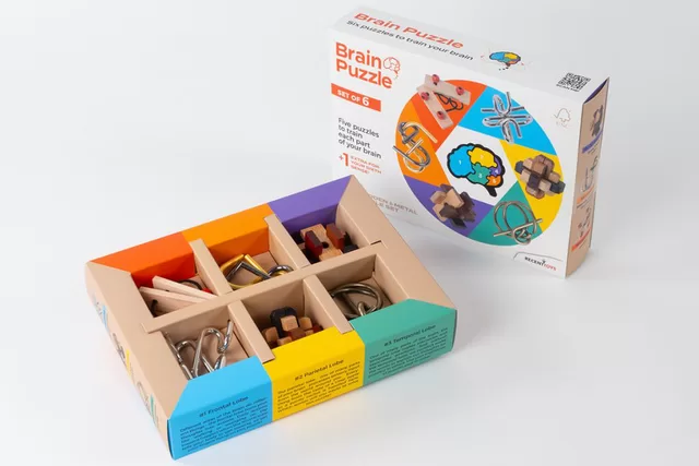 RECENT TOYS Galvosūkių rinkinys, 6 vnt. &ndash; nuotrauka 3