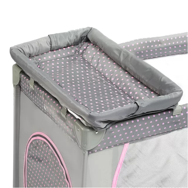 BabyOno maniežas su pilna įranga PILKAS/ROŽINIS, 292/01 &ndash; nuotrauka 3