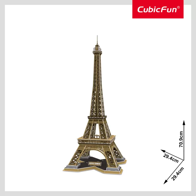 CUBIC FUN CUBICFUN 3D dėlionė &bdquo;NatGeo: Eifelio bok&scaron;tas&ldquo; &ndash; nuotrauka 3