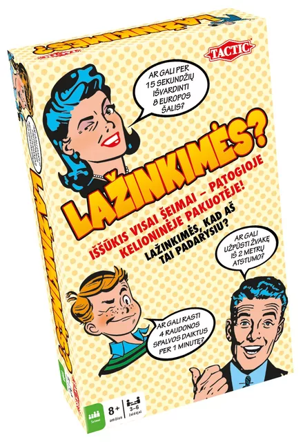 TACTIC Kelioninis žaidimas &bdquo;Lažinkimės?&ldquo; (Lietuvių kalba) &ndash; nuotrauka 4