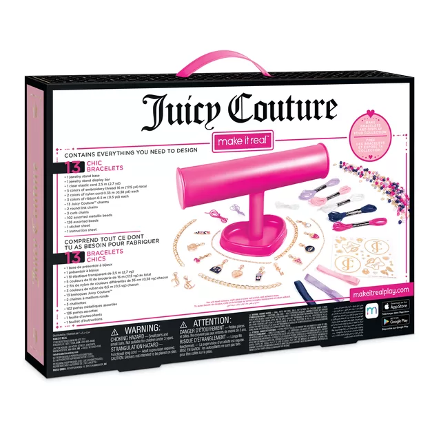 MAKE IT REAL JUICY COUTURE Apyrankių kūrimo rinkinys &bdquo;Dazzle and Display&ldquo; &ndash; nuotrauka 2