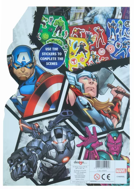 AVENGERS lipdukų rinkinys BUMPER STICKER PAD &ndash; nuotrauka 2
