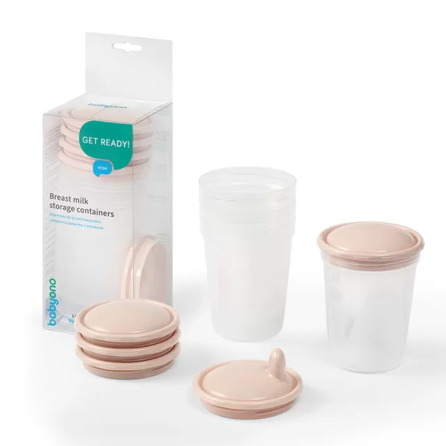 BabyOno indeliai mamos pienui sultims maistui 4vnt 200 ml kreminis 1028/01 &ndash; nuotrauka 6