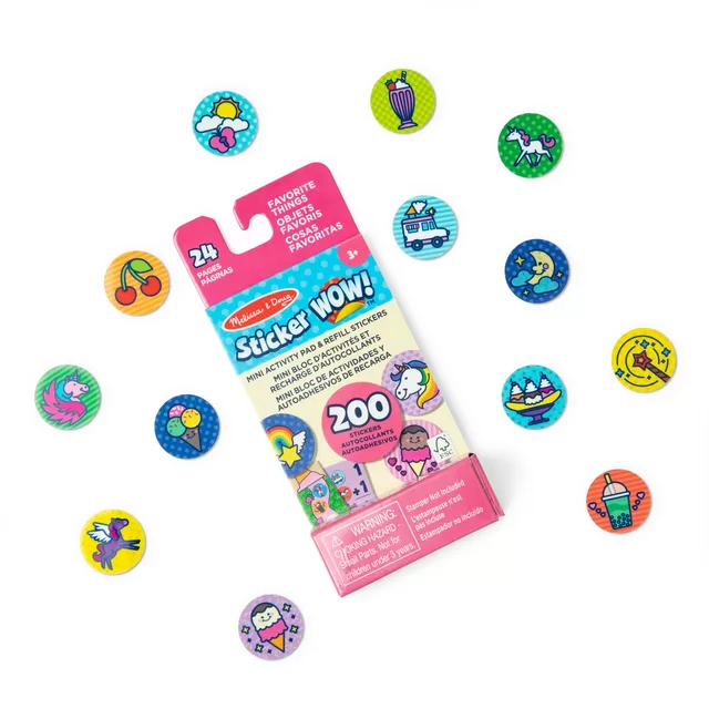 MELISSA & DOUG &bdquo;Sticker WOW!&ldquo; lipdukai &bdquo;Mėgstamiausi dalykai&ldquo; &ndash; nuotrauka 2