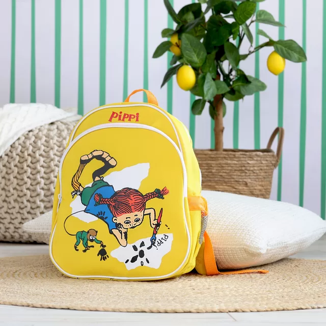 MICKI PIPPI Kuprinė &bdquo;Pepė Ilgakojinė&ldquo;, geltona &ndash; nuotrauka 3