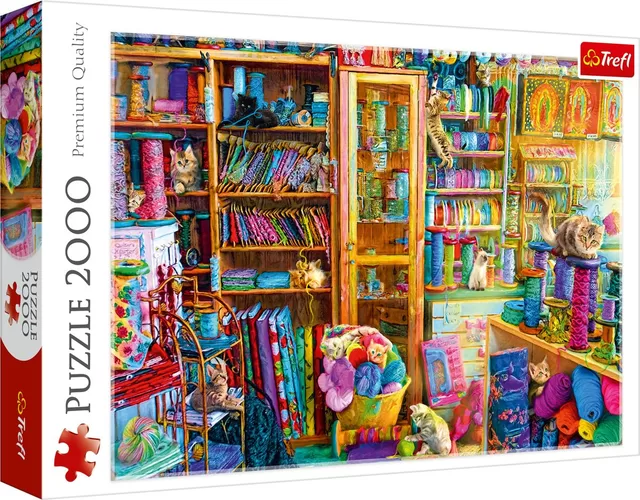 TREFL PUZZLES TREFL dėlionė &bdquo;Katės&ldquo;, 2000 det. &ndash; nuotrauka 2