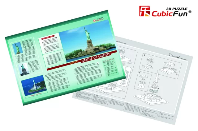 CUBIC FUN CUBICFUN 3D dėlionė &bdquo;Laisvės statula&ldquo; &ndash; nuotrauka 3